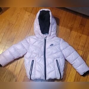 Nike Kids Light Pink Puffer Jacket